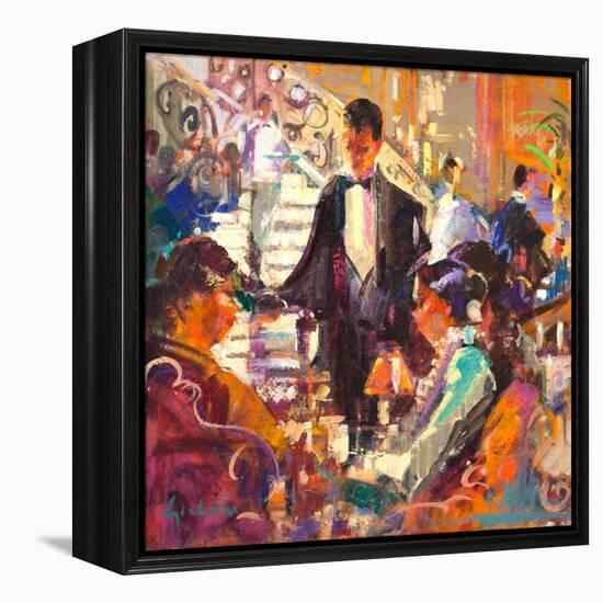 New York Plaza Fancy, 2020 (Oil on Canvas)-Peter Graham-Framed Premier Image Canvas