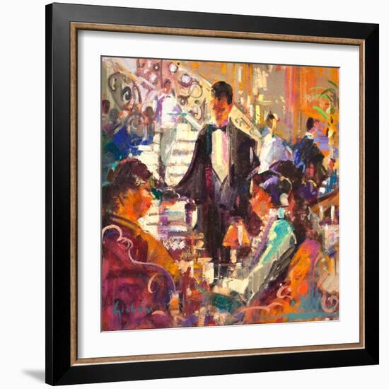 New York Plaza Fancy, 2020 (Oil on Canvas)-Peter Graham-Framed Giclee Print