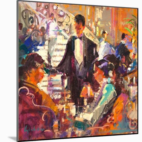 New York Plaza Fancy, 2020 (Oil on Canvas)-Peter Graham-Mounted Giclee Print