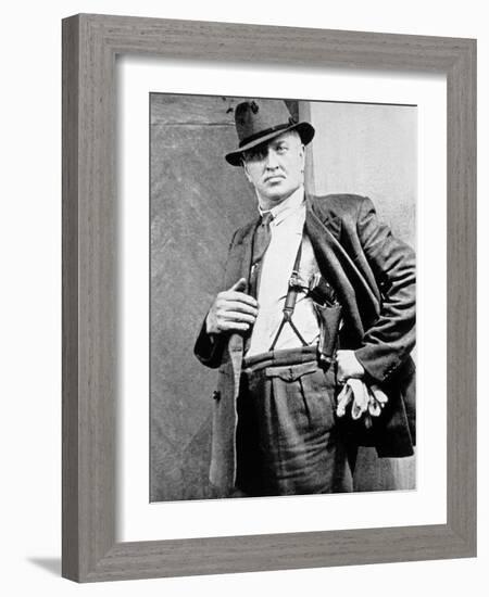 New York Police Detective, c.1920-American Photographer-Framed Photographic Print