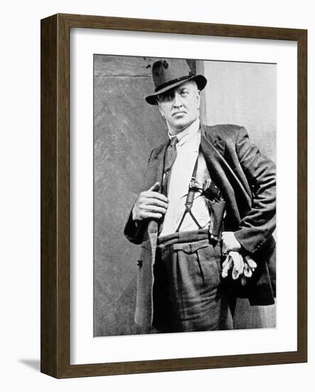 New York Police Detective, c.1920-American Photographer-Framed Photographic Print