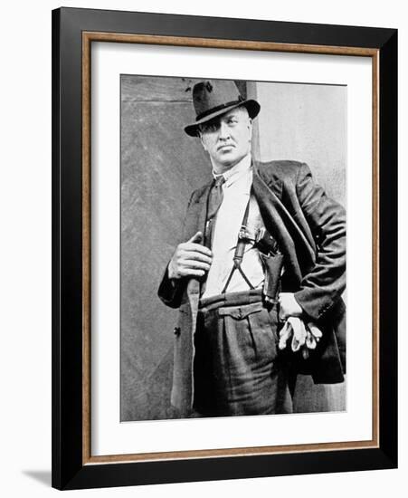 New York Police Detective, c.1920-American Photographer-Framed Photographic Print