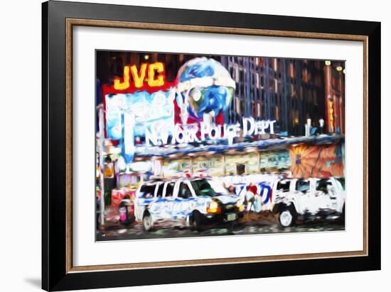 New York Police - In the Style of Oil Painting-Philippe Hugonnard-Framed Giclee Print