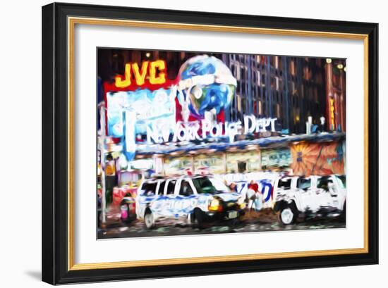 New York Police - In the Style of Oil Painting-Philippe Hugonnard-Framed Giclee Print