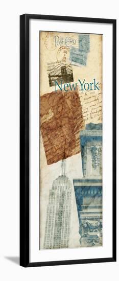 New York Postage-Nicholas Biscardi-Framed Art Print