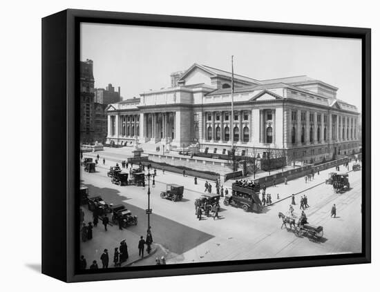 New York Public Library Building, C.1911-20-null-Framed Premier Image Canvas
