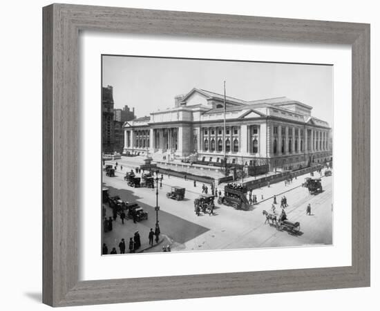 New York Public Library Building, C.1911-20-null-Framed Photographic Print