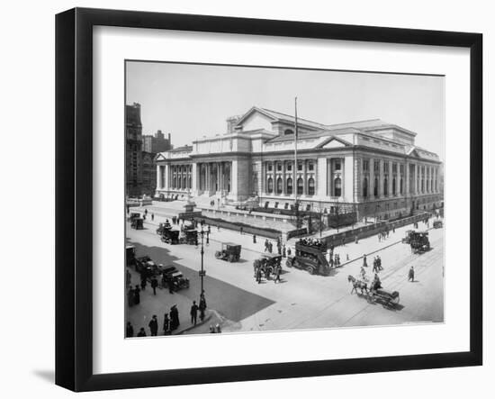 New York Public Library Building, C.1911-20-null-Framed Photographic Print