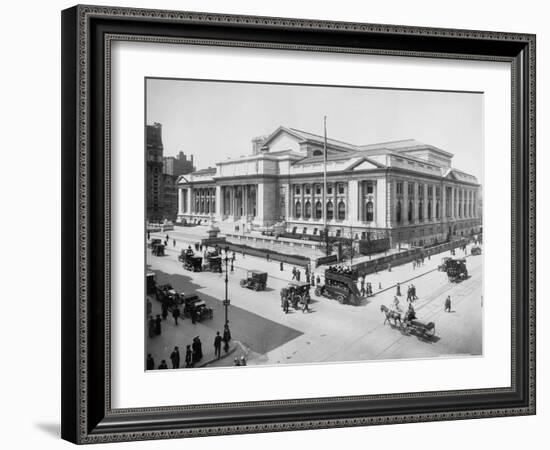 New York Public Library Building, C.1911-20-null-Framed Photographic Print