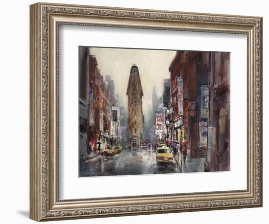 New York Rain-Brent Heighton-Framed Art Print