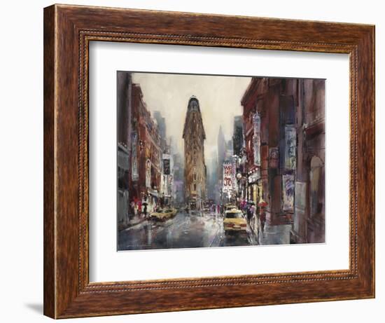 New York Rain-Brent Heighton-Framed Art Print