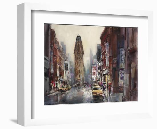 New York Rain-Brent Heighton-Framed Art Print