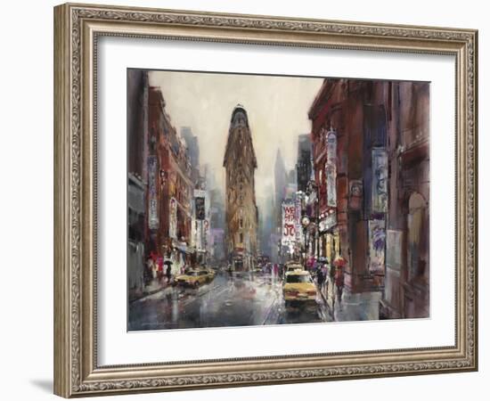 New York Rain-Brent Heighton-Framed Art Print