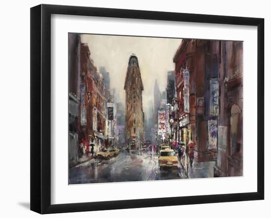 New York Rain-Brent Heighton-Framed Art Print