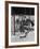 New York Rangers Goal Tender Dave Kerr Stopping the Puck-Gjon Mili-Framed Premium Photographic Print