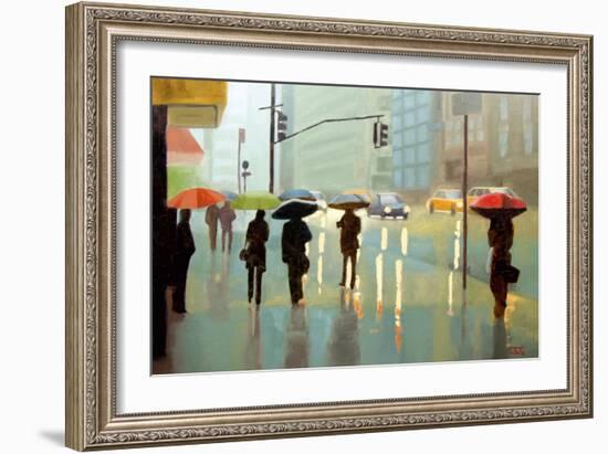 New York Reality-Tate Hamilton-Framed Art Print