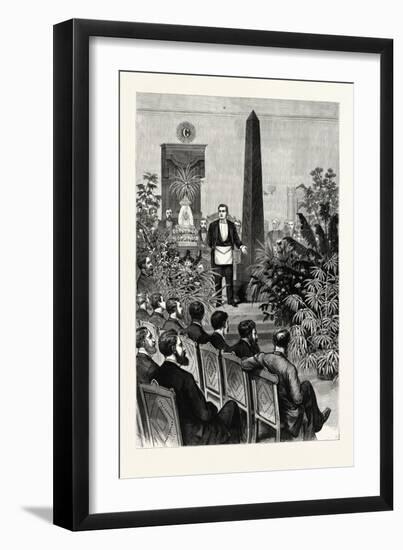 New York: Reception of Lt.-Com. Gorringe-null-Framed Giclee Print