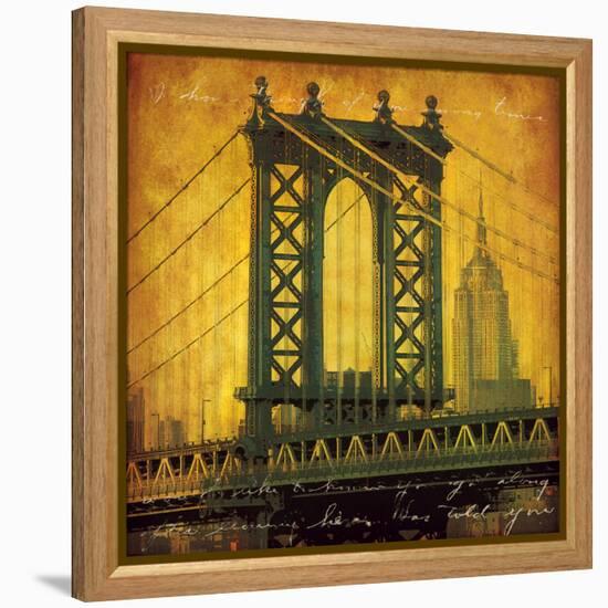 New York Romance-Julia Casey-Framed Stretched Canvas