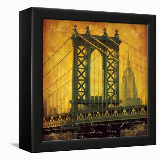 New York Romance-Julia Casey-Framed Stretched Canvas