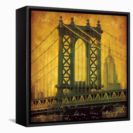 New York Romance-Julia Casey-Framed Stretched Canvas