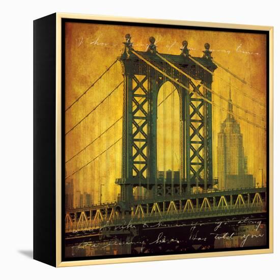 New York Romance-Julia Casey-Framed Stretched Canvas