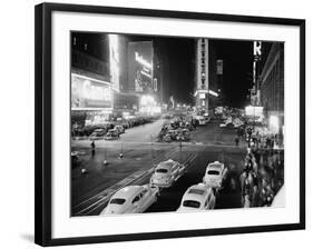 New York's Times Square at 45th St.-null-Framed Photographic Print