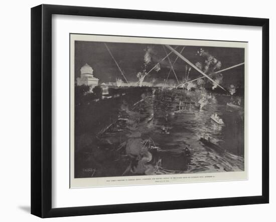 New York's Welcome to Admiral Dewey-G. W. Peters-Framed Giclee Print