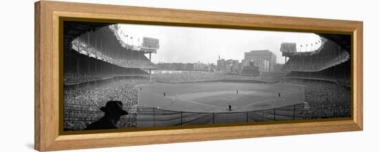 New York's Yankee Stadium as the Yankees Hosted the Brooklyn Dodgers-null-Framed Premier Image Canvas