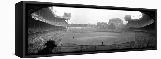 New York's Yankee Stadium as the Yankees Hosted the Brooklyn Dodgers-null-Framed Premier Image Canvas