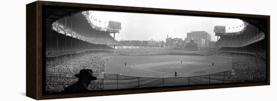 New York's Yankee Stadium as the Yankees Hosted the Brooklyn Dodgers-null-Framed Premier Image Canvas