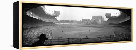 New York's Yankee Stadium as the Yankees Hosted the Brooklyn Dodgers-null-Framed Premier Image Canvas