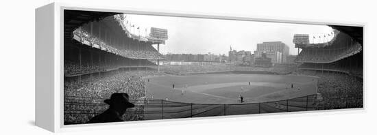 New York's Yankee Stadium as the Yankees Hosted the Brooklyn Dodgers-null-Framed Premier Image Canvas