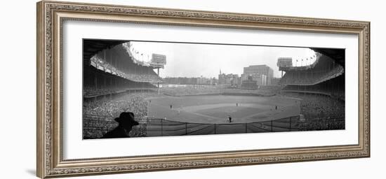 New York's Yankee Stadium as the Yankees Hosted the Brooklyn Dodgers--Framed Photographic Print