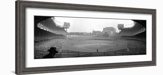 New York's Yankee Stadium as the Yankees Hosted the Brooklyn Dodgers--Framed Photographic Print