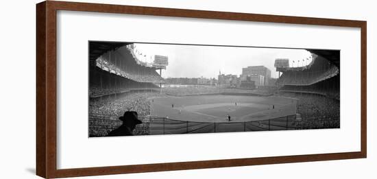 New York's Yankee Stadium as the Yankees Hosted the Brooklyn Dodgers-null-Framed Photographic Print
