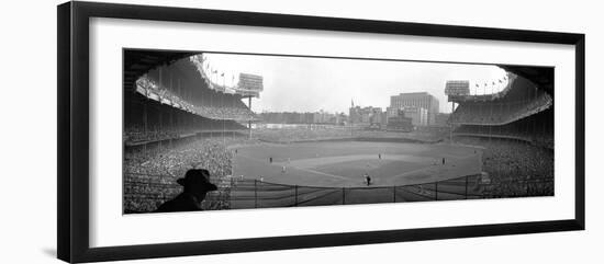 New York's Yankee Stadium as the Yankees Hosted the Brooklyn Dodgers-null-Framed Photographic Print