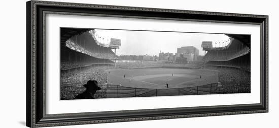 New York's Yankee Stadium as the Yankees Hosted the Brooklyn Dodgers--Framed Photographic Print