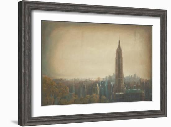 New York Silhouette-Paulo Romero-Framed Art Print