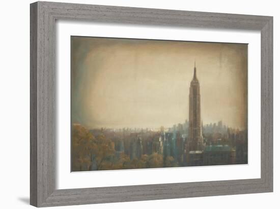 New York Silhouette-Paulo Romero-Framed Art Print