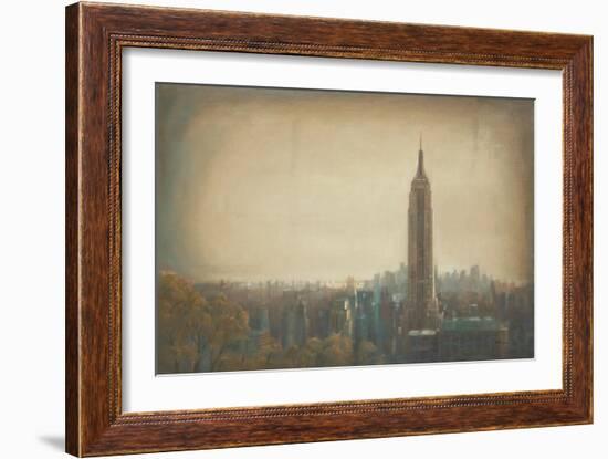 New York Silhouette-Paulo Romero-Framed Art Print