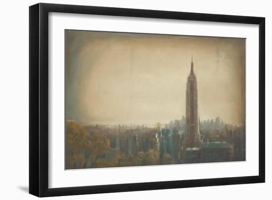 New York Silhouette-Paulo Romero-Framed Art Print