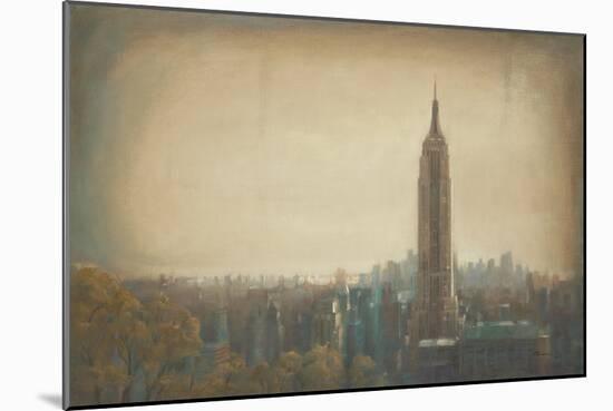 New York Silhouette-Paulo Romero-Mounted Art Print