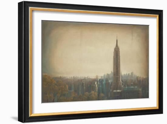 New York Silhouette-Paulo Romero-Framed Art Print