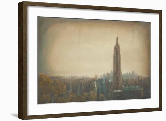 New York Silhouette-Paulo Romero-Framed Art Print