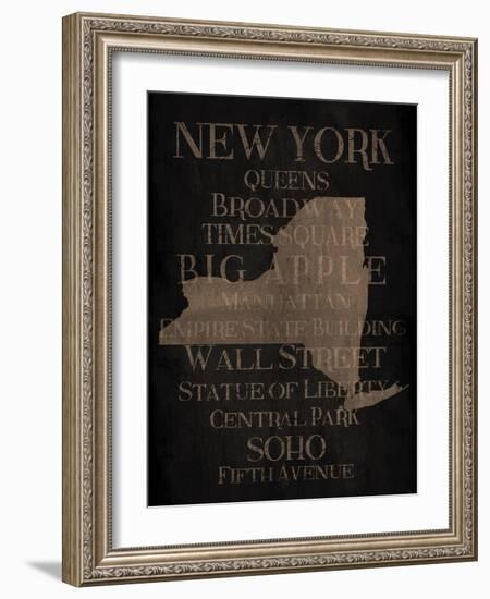 New York Silo-Jace Grey-Framed Art Print