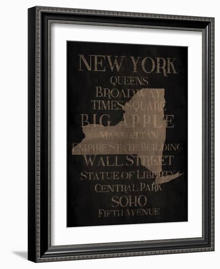 New York Silo-Jace Grey-Framed Art Print