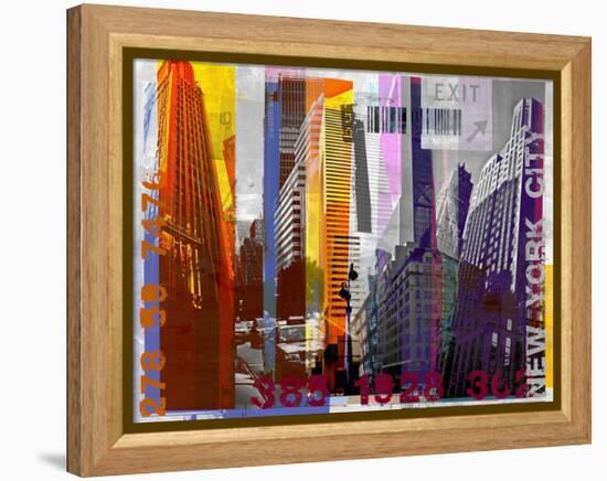 New York Sky Urban-Sven Pfrommer-Framed Stretched Canvas