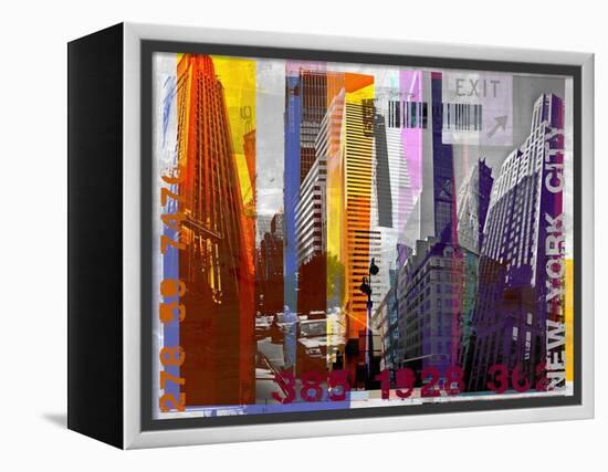 New York Sky Urban-Sven Pfrommer-Framed Stretched Canvas