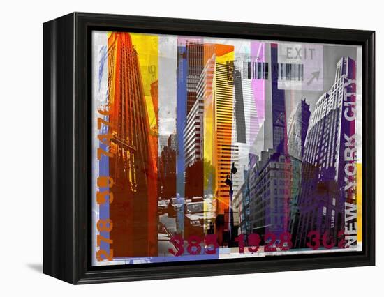 New York Sky Urban-Sven Pfrommer-Framed Stretched Canvas