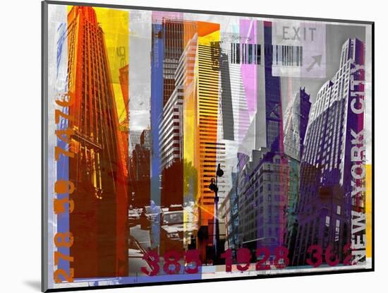 New York Sky Urban-Sven Pfrommer-Mounted Art Print